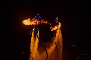 Flyboard Water And Fire show 